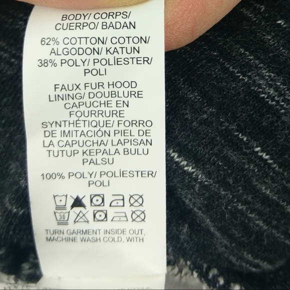 Lucky Brand full zip hooded sweater medium NEW - Picture 5 of 8